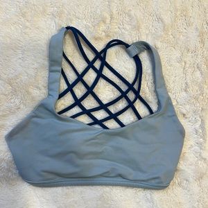 Lululemon Size 2 Light Blue Sports Bra